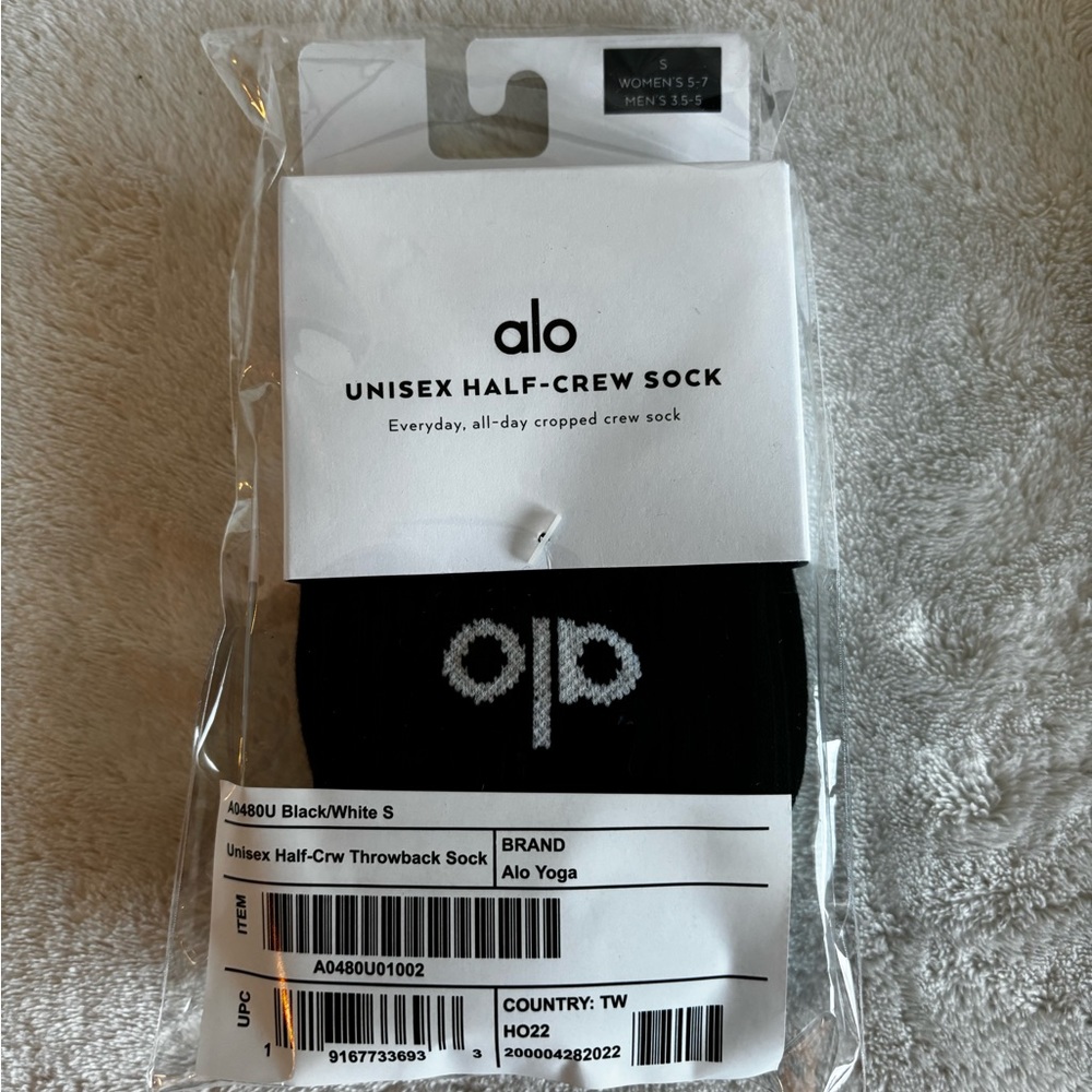 Socks black new from alo